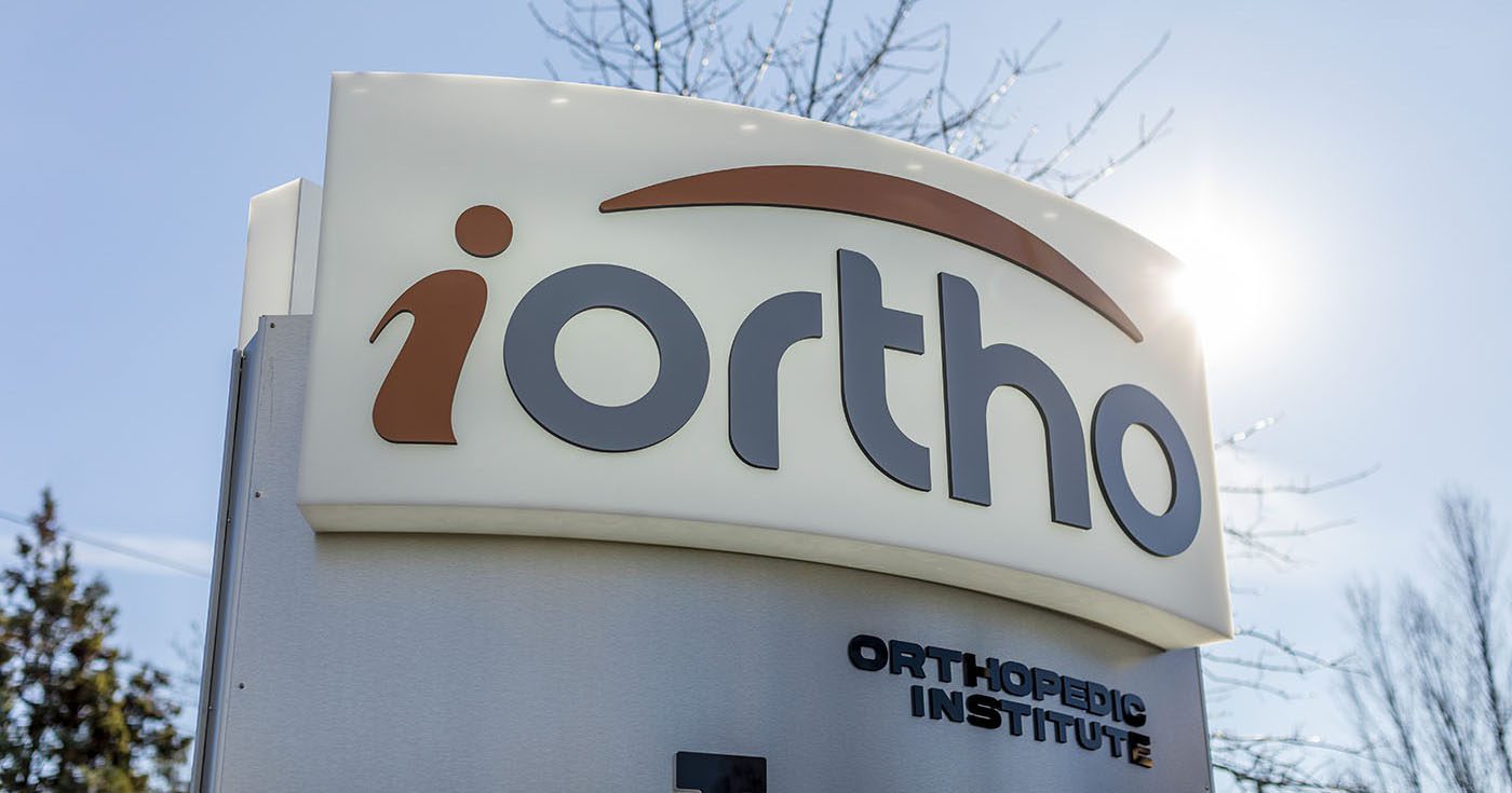iortho- the orthopedic institute sign